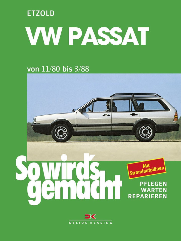 VW Passat 9/80-3/88 - Reparaturbuch, Buchcover
