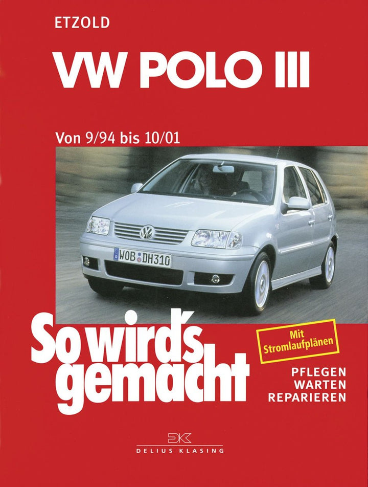 VW Polo III 9/94 bis 10/01 - Reparaturbuch, Buchcover
