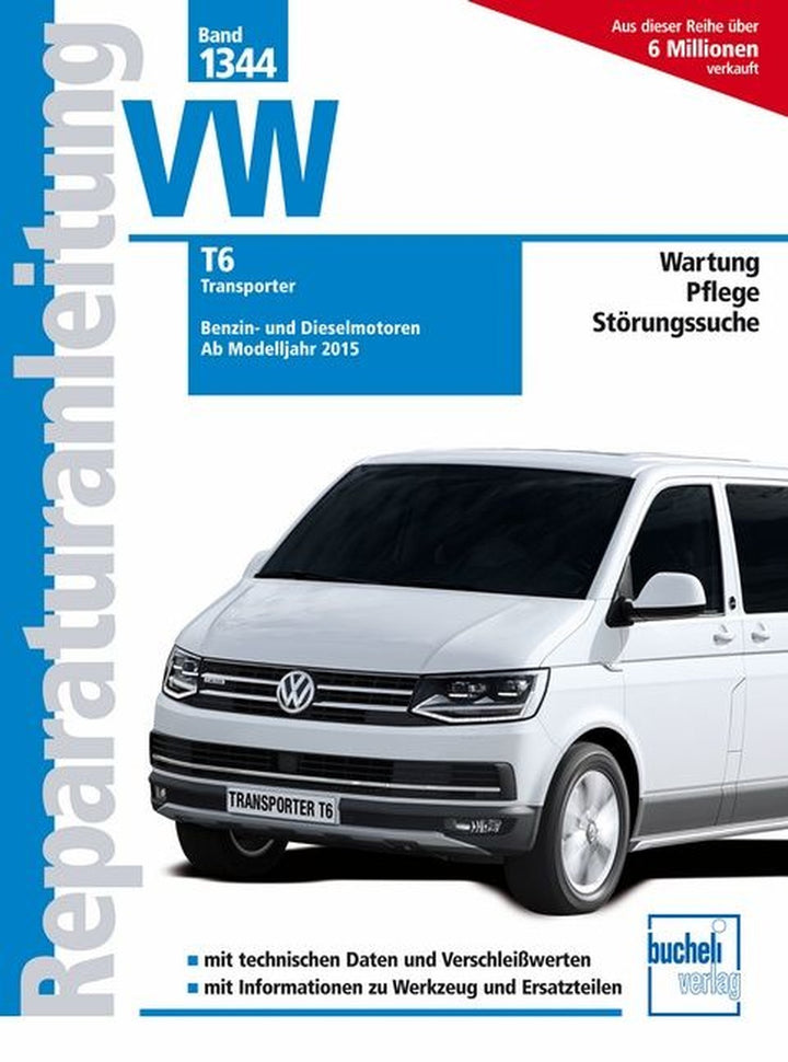 VW T6 - Reparaturbuch, Buchcover