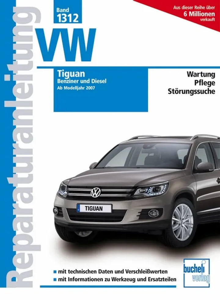 VW Tiguan (5N) Reparaturanleitung und Werkstatthandbuch - gedrucktes Buch zum Bestpreis! - verwuester.net