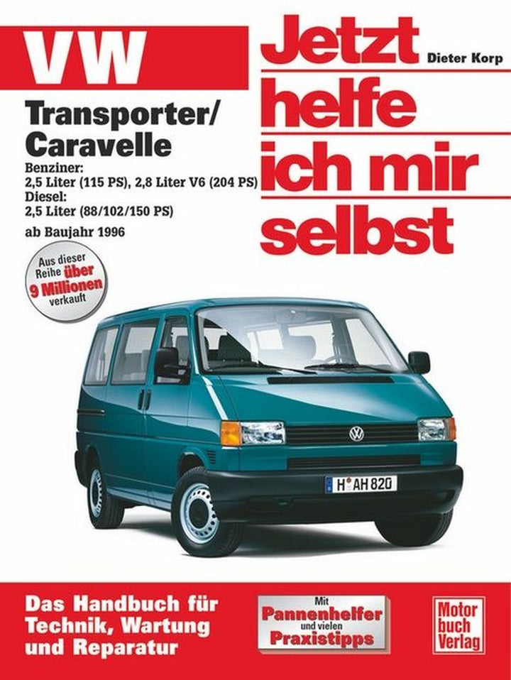 VW Transporter T4 / Caravelle Reparaturbuch, Buchcover