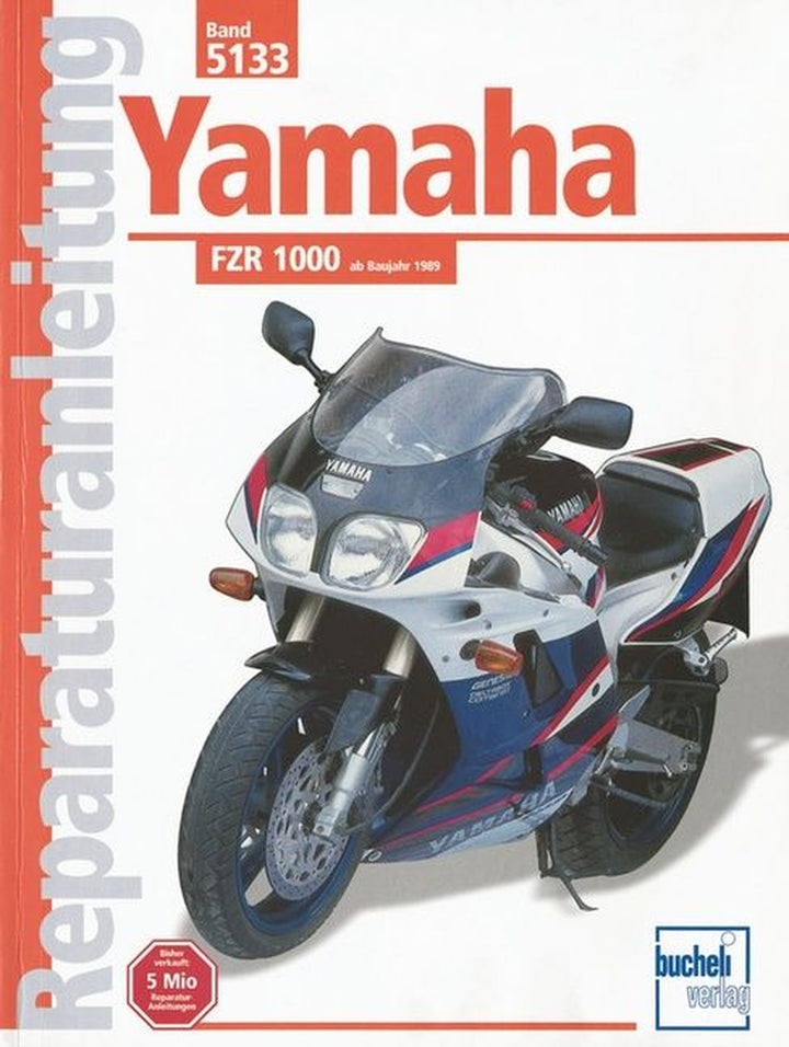 Yamaha FZR 1000 ab 1989 - Reparaturbuch, Buchcover