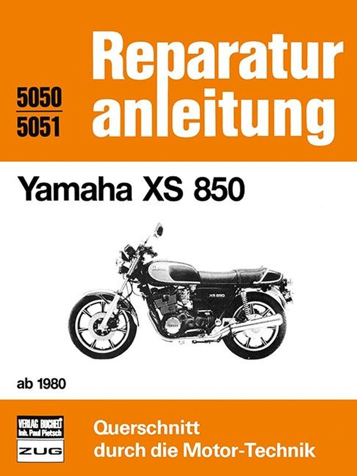 Yamaha XS 850 ab 1980 - Reparaturbuch, Buchcover