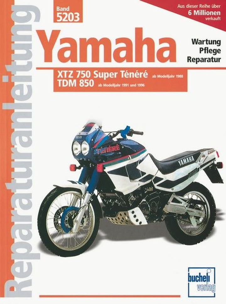 Yamaha XTZ 750 Super Ténéré / TDM 850 - Reparaturbuch, Buchcover