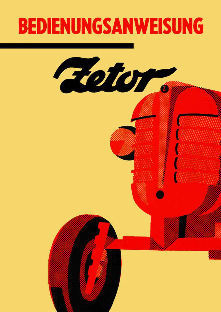 Zetor 2011, 3011, 4011 Bedienungsanweisung, Buchcover