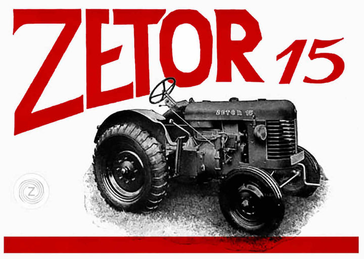 Zetor Traktor 15 Bedienungsanweisung, Buchcover