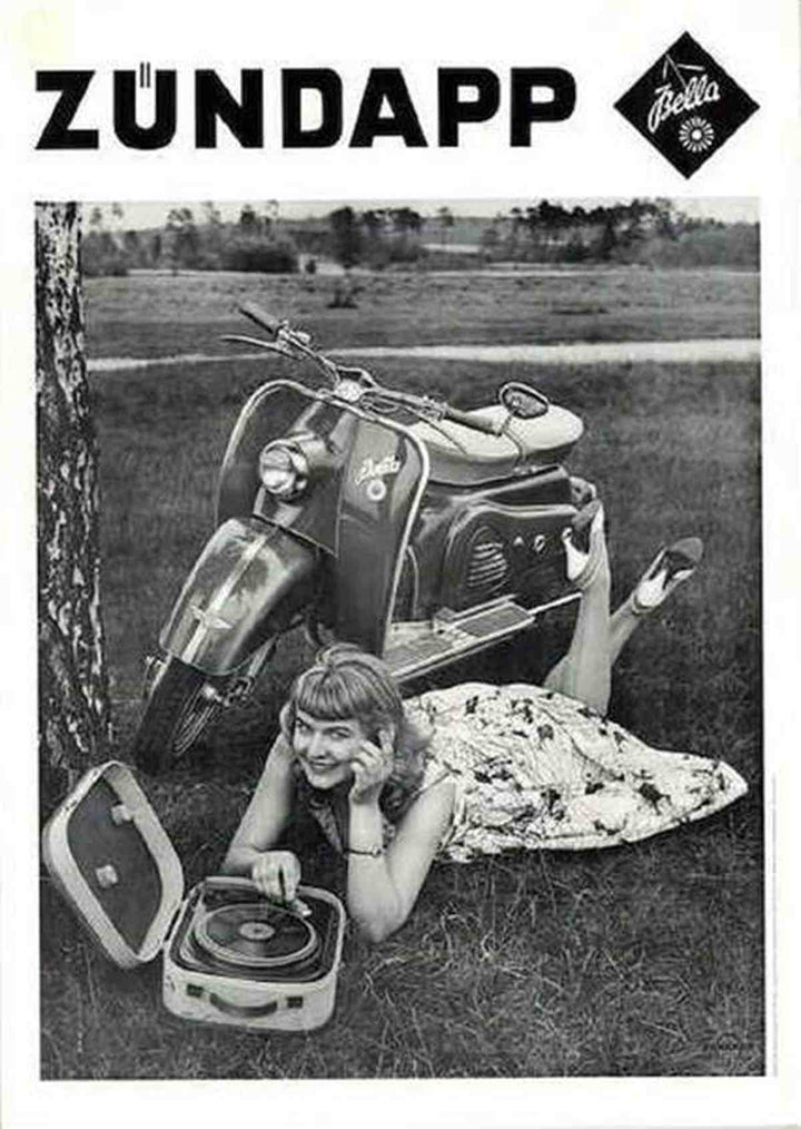 Zündapp Bella Poster, Poster-Motiv