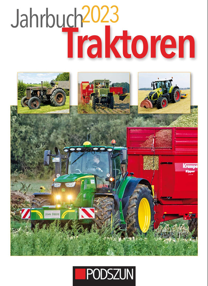 Jahrbuch Traktoren 2023, Buchcover
