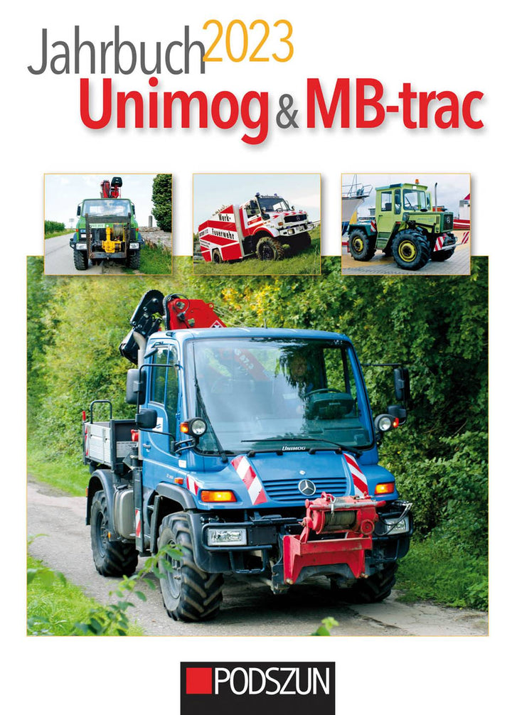 Jahrbuch Unimog & MB-trac 2023, Buchcover