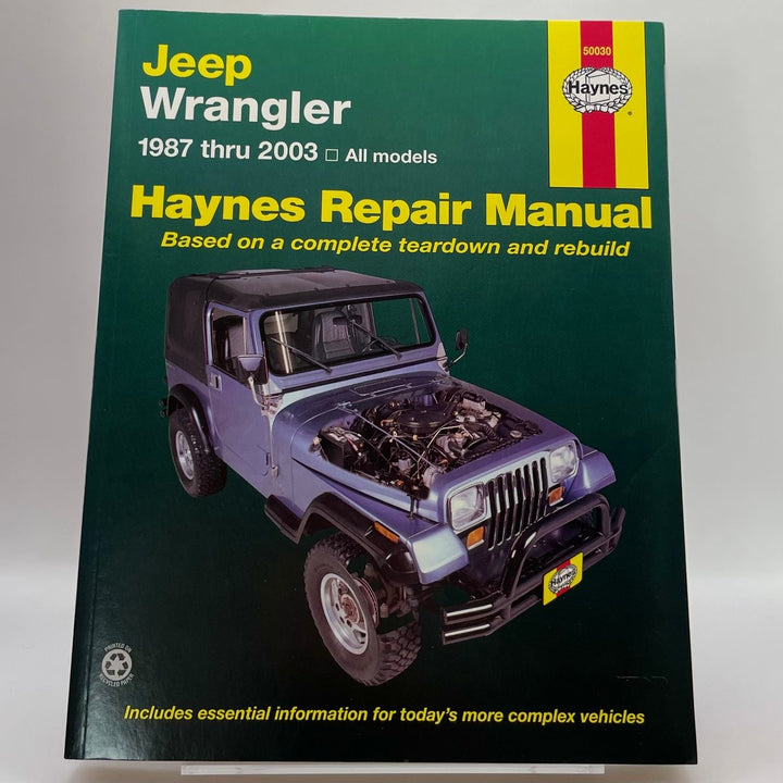 Jeep Wrangler 1987-2003 – Reparaturanleitung (Haynes)
