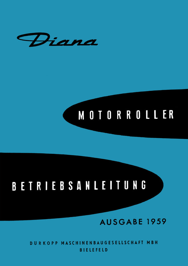 Dürkopp Diana Betriebsanleitung