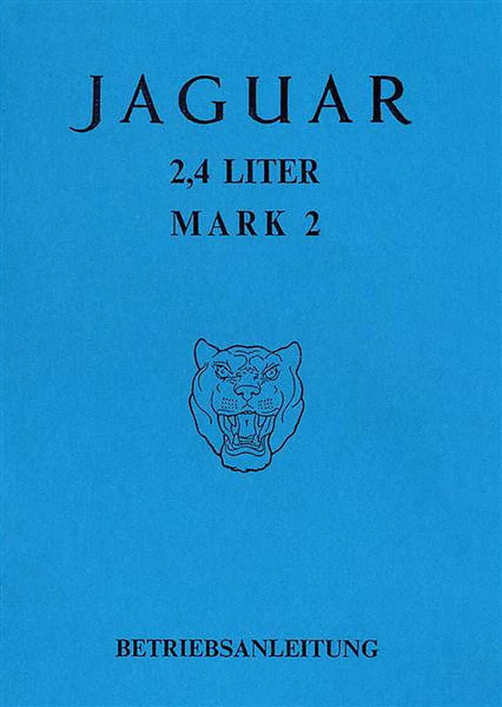 Jaguar Mark 2 Betriebsanleitung, Buchcover