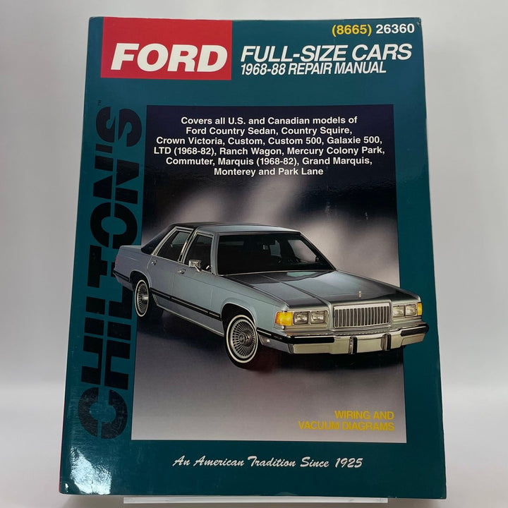 Ford Full-Size Cars 1968-88 (Chilton)