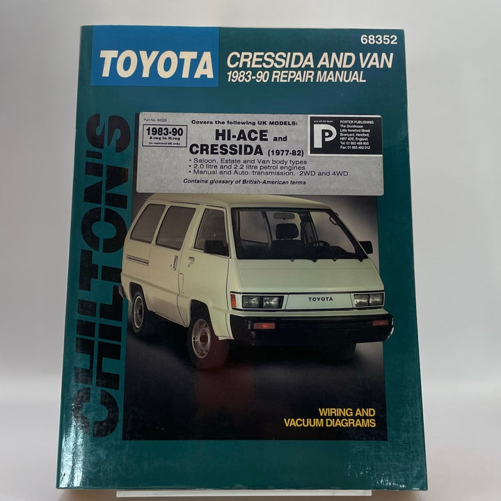 Toyota Cressida and Van 1983-90 (Chilton)