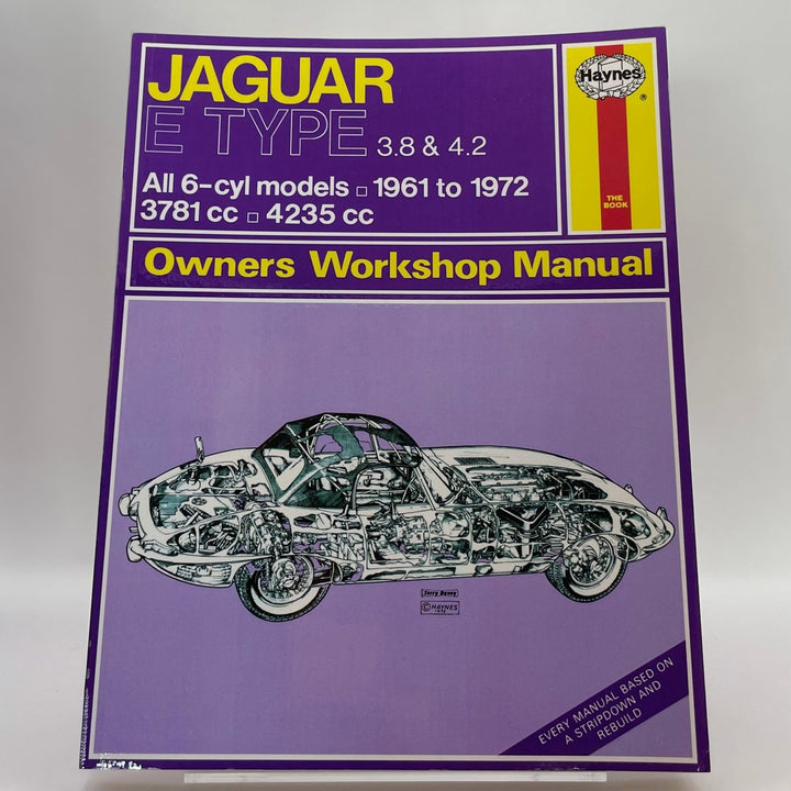 Jaguar E Type 3.8 & 4.2 All 6-cylinder Models 1961-1972 (Haynes)