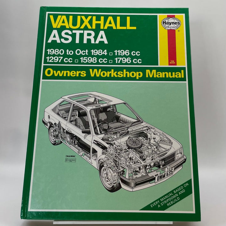 Vauxhall Astra; 1980 to Oct 1984; 1196cc, 1297cc, 1598cc and 1796cc (Haynes)