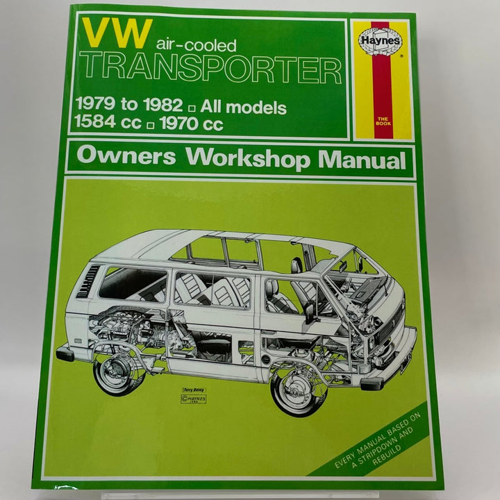 VW air-cooled Transporter; 1979 to 1982; all models; 1584cc and 1970cc (Haynes)