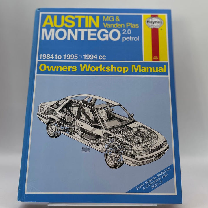 Austin Montego; MG & Vanden Plas; 2.0 petrol; 1984 to 1995; 1994cc (Haynes)
