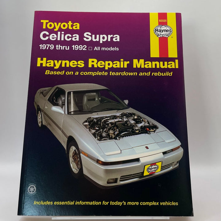Toyota Celica Supra 1979 thru 1992, all models (Haynes)