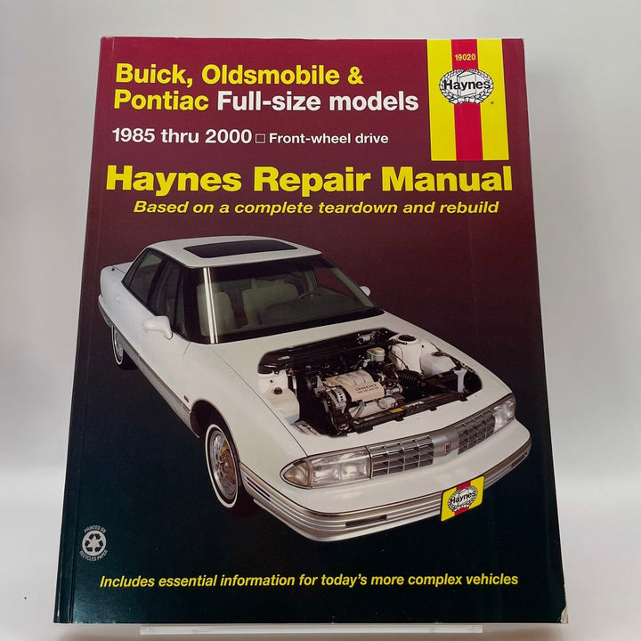 Buick, Oldsmobile and Pontiac Full-Size models; 1985 thru 2000; Front-wheel drive (Haynes)