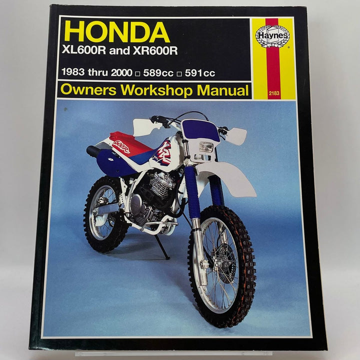 Honda XL600R and XR600R; 1983 thru 2000; 589cc and 591cc (Haynes)