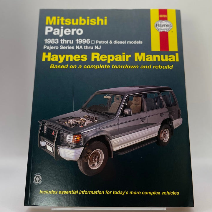 Mitsubishi Pajero; 1983 thru 1996; petrol and diesel models; Pajero Series NA thru NJ (Haynes)
