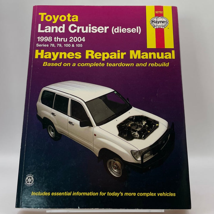 Toyota Land Cruiser (diesel) 1998 thru 2004, Series 78, 79, 100 & 105 (Haynes)