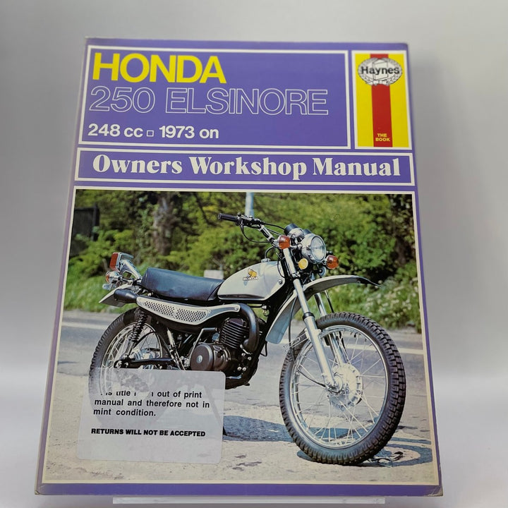 Honda 250 Elsinore from 1973 on – Reparaturanleitung (Haynes)