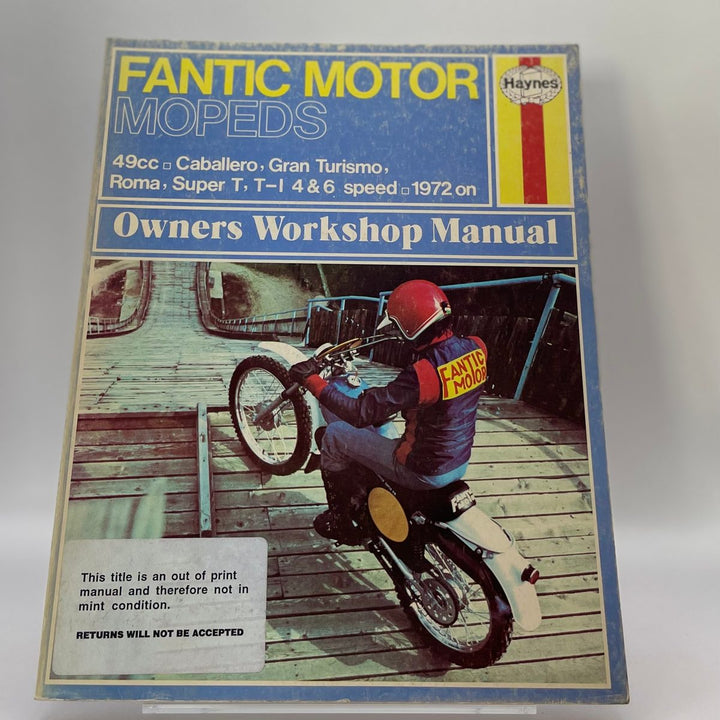 Fantic Motor mopeds – Reparaturanleitung (Haynes)