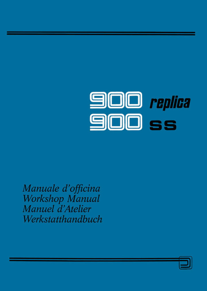Ducati 900 Replica und 900 SS Werkstatthandbuch, Buchcover