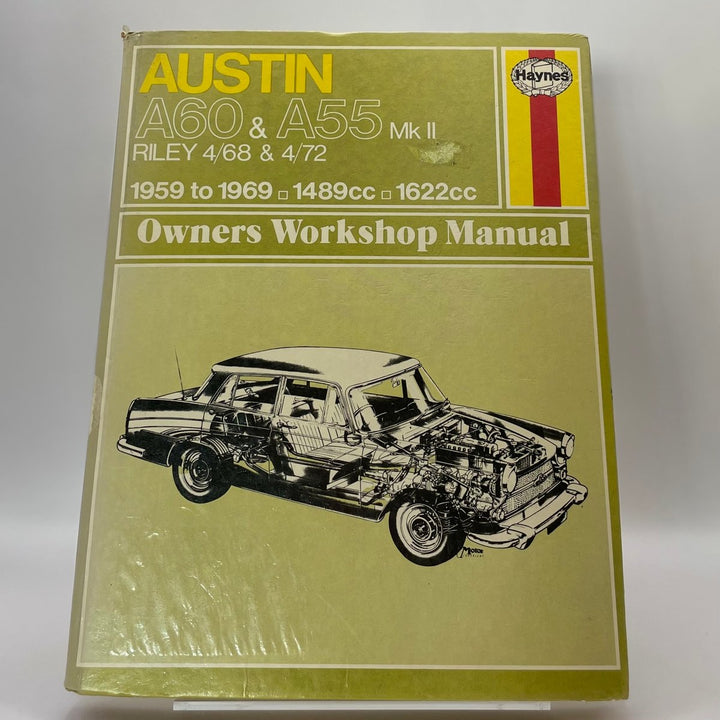 Austin A55 Mk II, Austin A60, Riley 4/68 and 4/72 – Reparaturanleitung (Haynes)