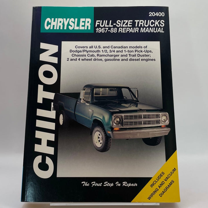 Chrysler – Reparaturanleitung (Chilton)