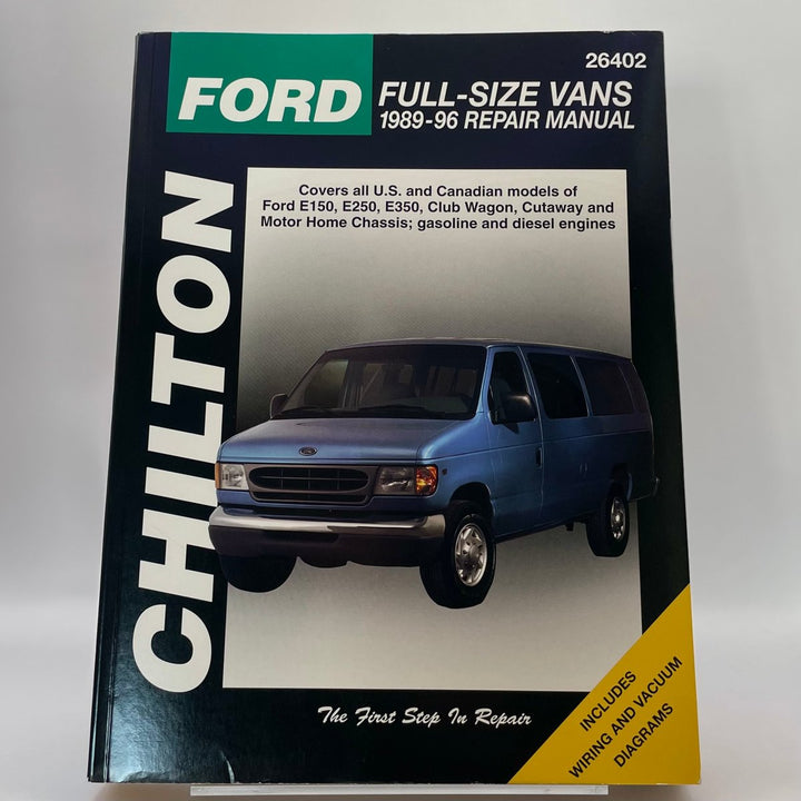 Ford full size vans – Reparaturanleitung (Chilton)