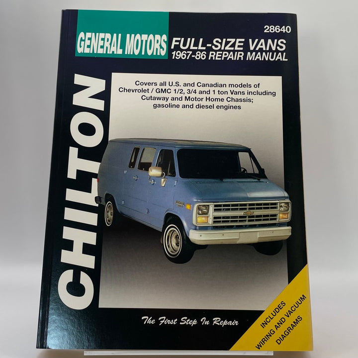 Chevrolet GM Full-Size Vans 1967-86 – Reparaturanleitung (Chilton)