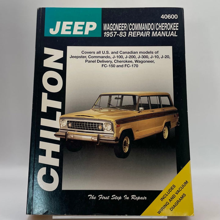 Jeep Wagoneer/Commando/Cherokee 1957-83 – Reparaturanleitung (Chilton)
