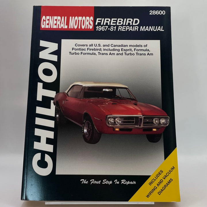 Chevrolet GM Firebird 1967-81 – Reparaturanleitung (Chilton)