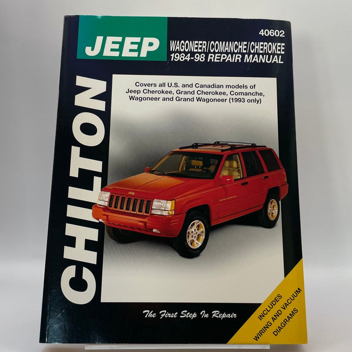 Jeep Wagoneer/Commanche/Cherokee 1984-98 – Reparaturanleitung (Chilton)