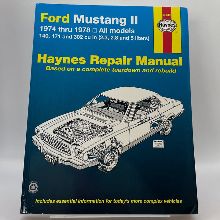 Ford Mustang II – Reparaturanleitung (Haynes)