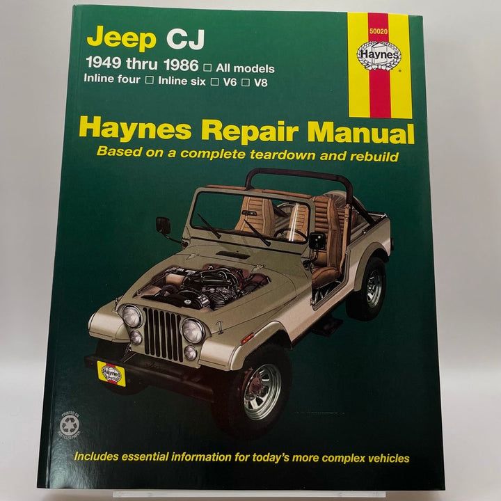 Jeep CJ 1949 thru 1986 – Reparaturanleitung (Haynes)