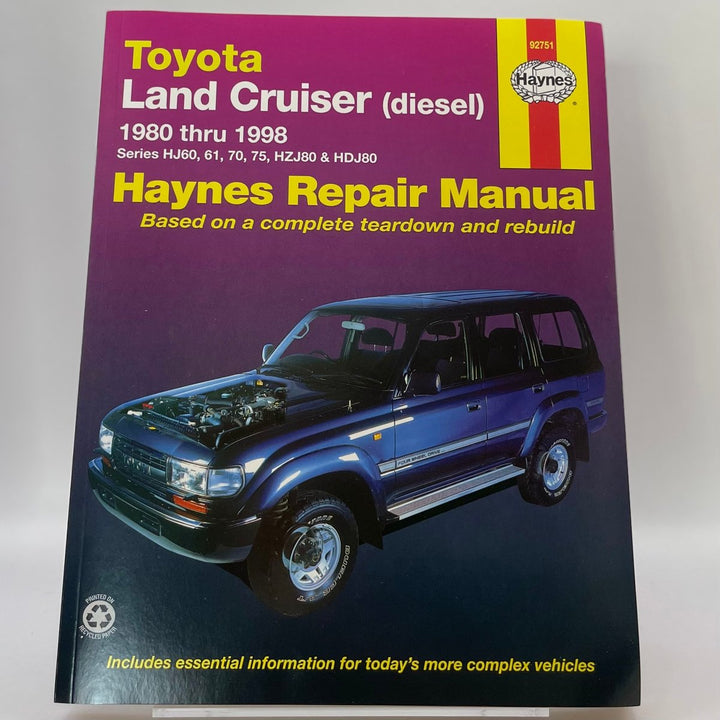 Toyota Land Cruiser Australian Automotive – Reparaturanleitung (Haynes)