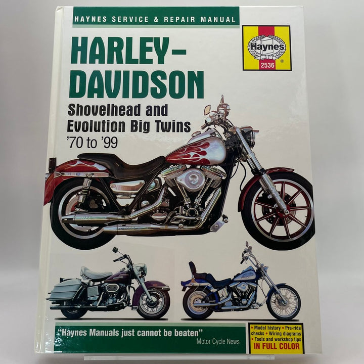 Harley-Davidson Shovelhead and Evolution Big Twins 1970 to 1999 – Reparaturanleitung (Haynes)