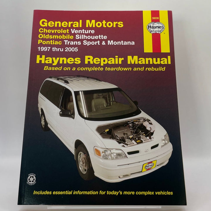 Chevrolet Venture, Oldsmobile Silhouette, Pontiac Trans Sport, and Montana automotive – Reparaturanleitung (Haynes)