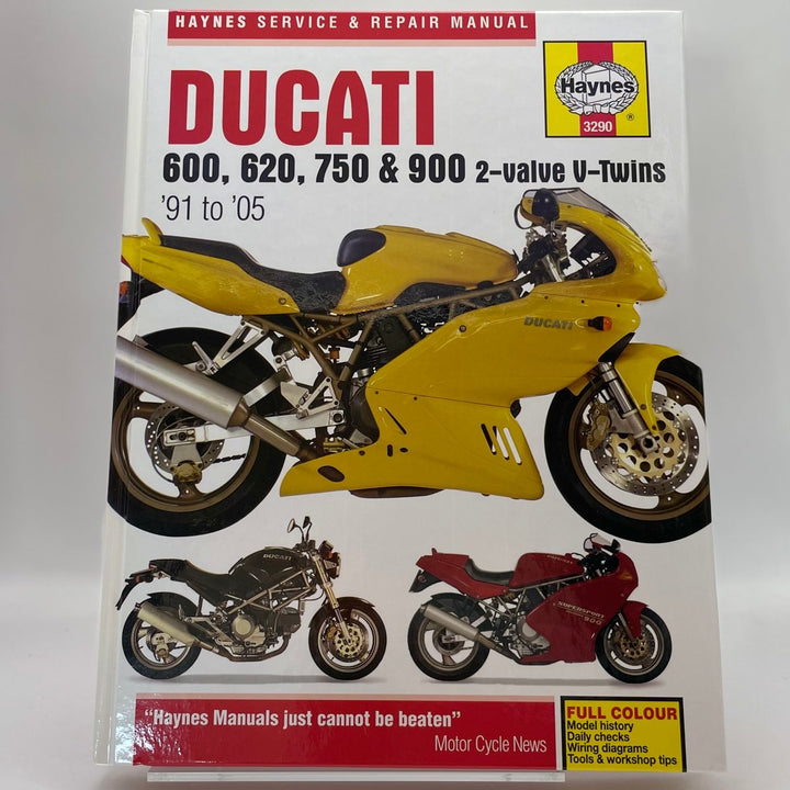 Ducati 600, 620, 750 & 900 2-valve V-twins – Reparaturanleitung (Haynes)