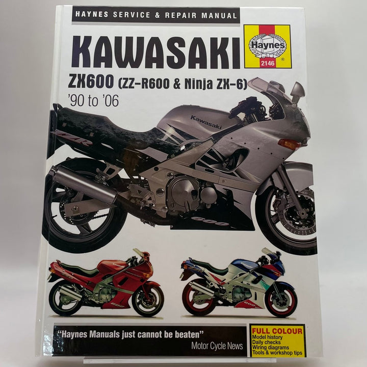 Kawasaki ZX600 (ZZ-R600 & Ninja ZX-6) – Reparaturanleitung (Haynes)