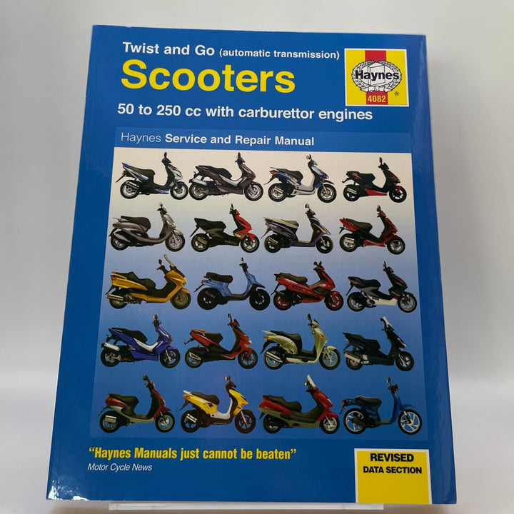 Twist and Go Scooters Automatic 50-250c O/P – Reparaturanleitung (Haynes)