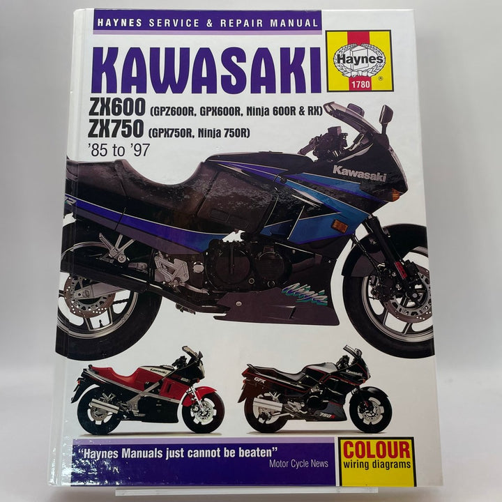 Kawasaki ZX600 & 750 fours service & – Reparaturanleitung (Haynes)
