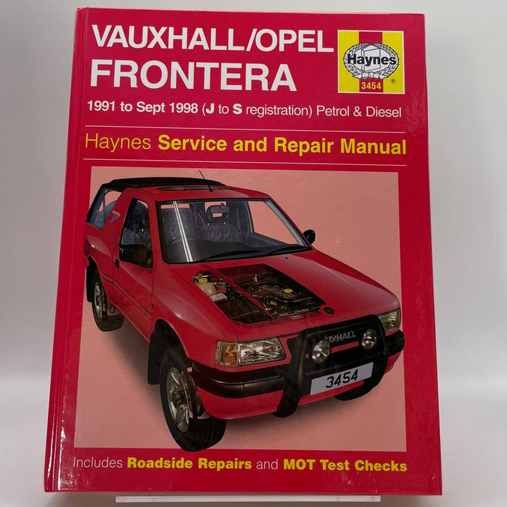 Vauxhall Frontera – Reparaturanleitung (Haynes)