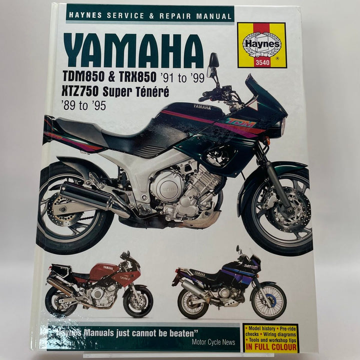 Yamaha TDM850, TRX850 & XTZ750 – Reparaturanleitung (Haynes)