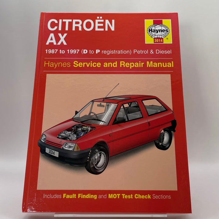 Citroen AX (1987-97) – Reparaturanleitung (Haynes)