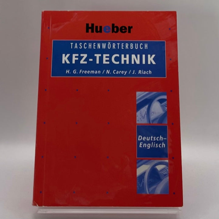 Taschenwörterbuch Kfz-Technik Deutsch-Englisch – Technikhandbuch